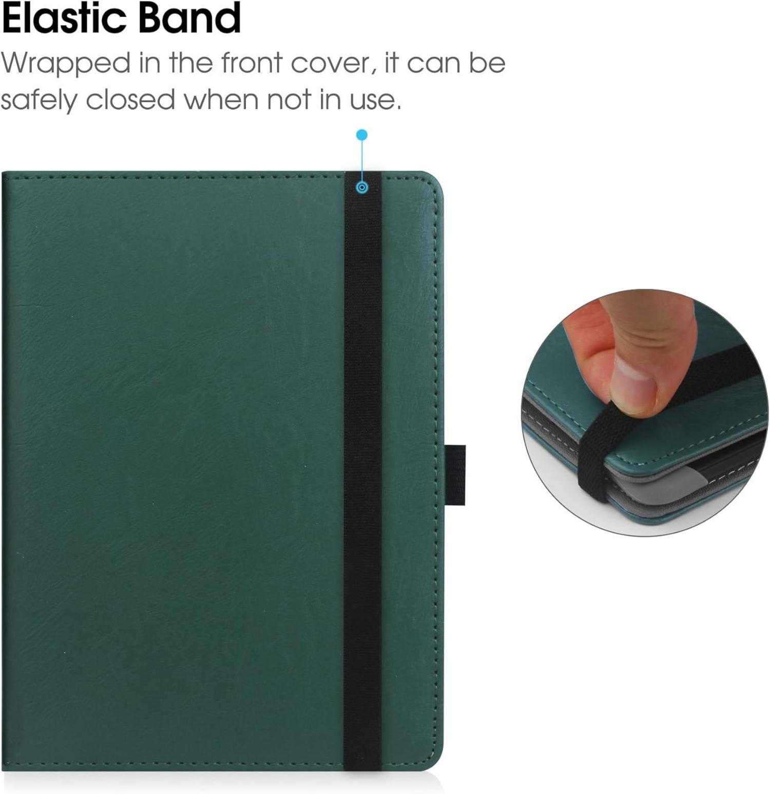 Universal eReader Hülle 6 Zoll mit Ständer, Handschlaufe - Mint