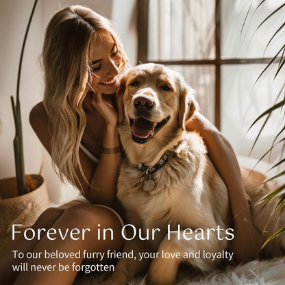 Memorial Hundeengel Kerzenständer Trauerkerze - Hund Gedenk Sympathie