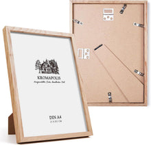 Bilderrahmen Set Din A4 Holz Natur Eiche Modern 2er Pack 21x29,7cm
