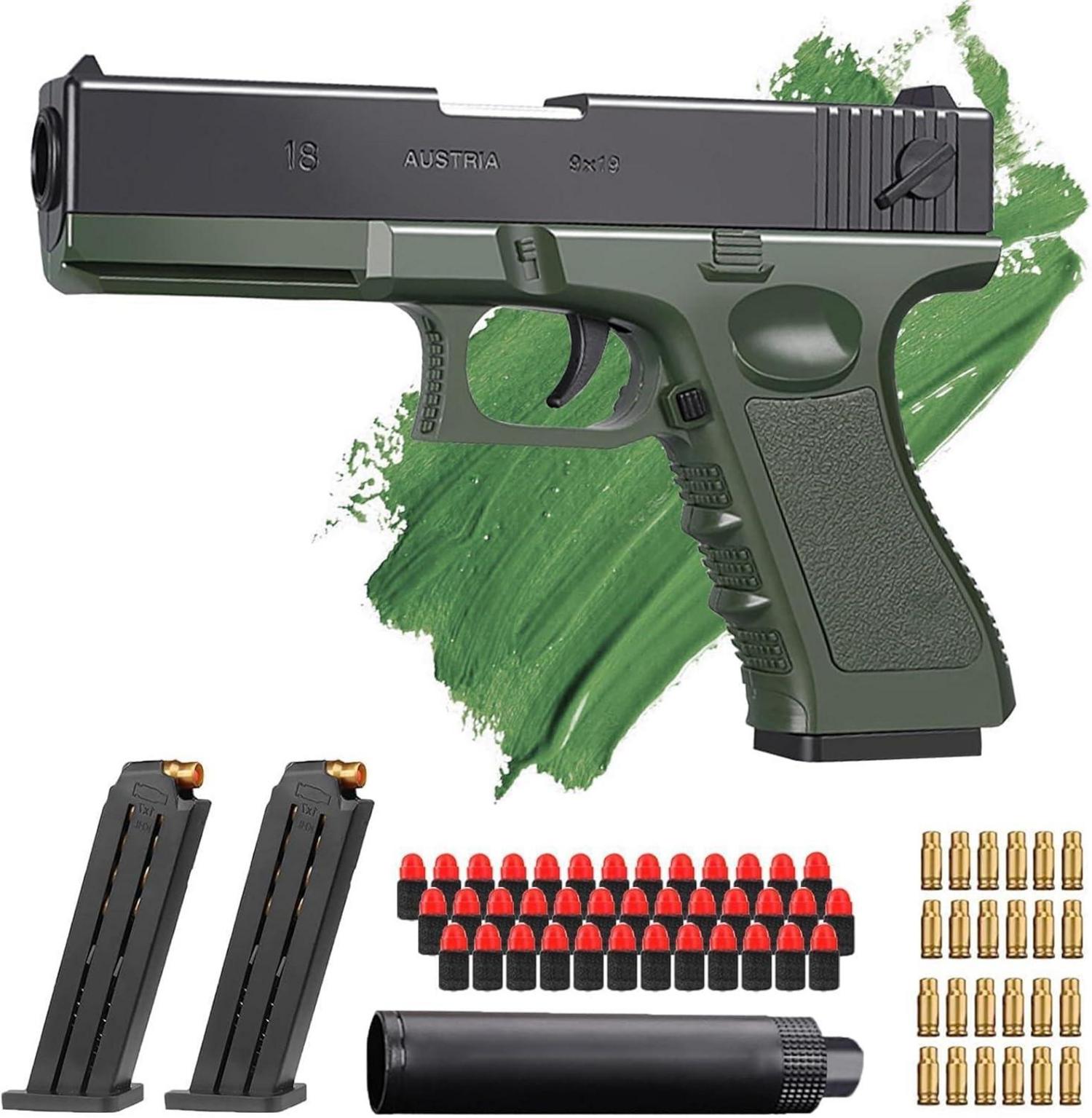 Schaumstoff-Blaster Pistole M1911 Soft-Bullet Spielzeug für Kinder