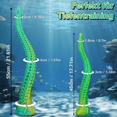 Wakelust 50CM Oktopus Fantasy Dildo mit Saugnapf - Silikon