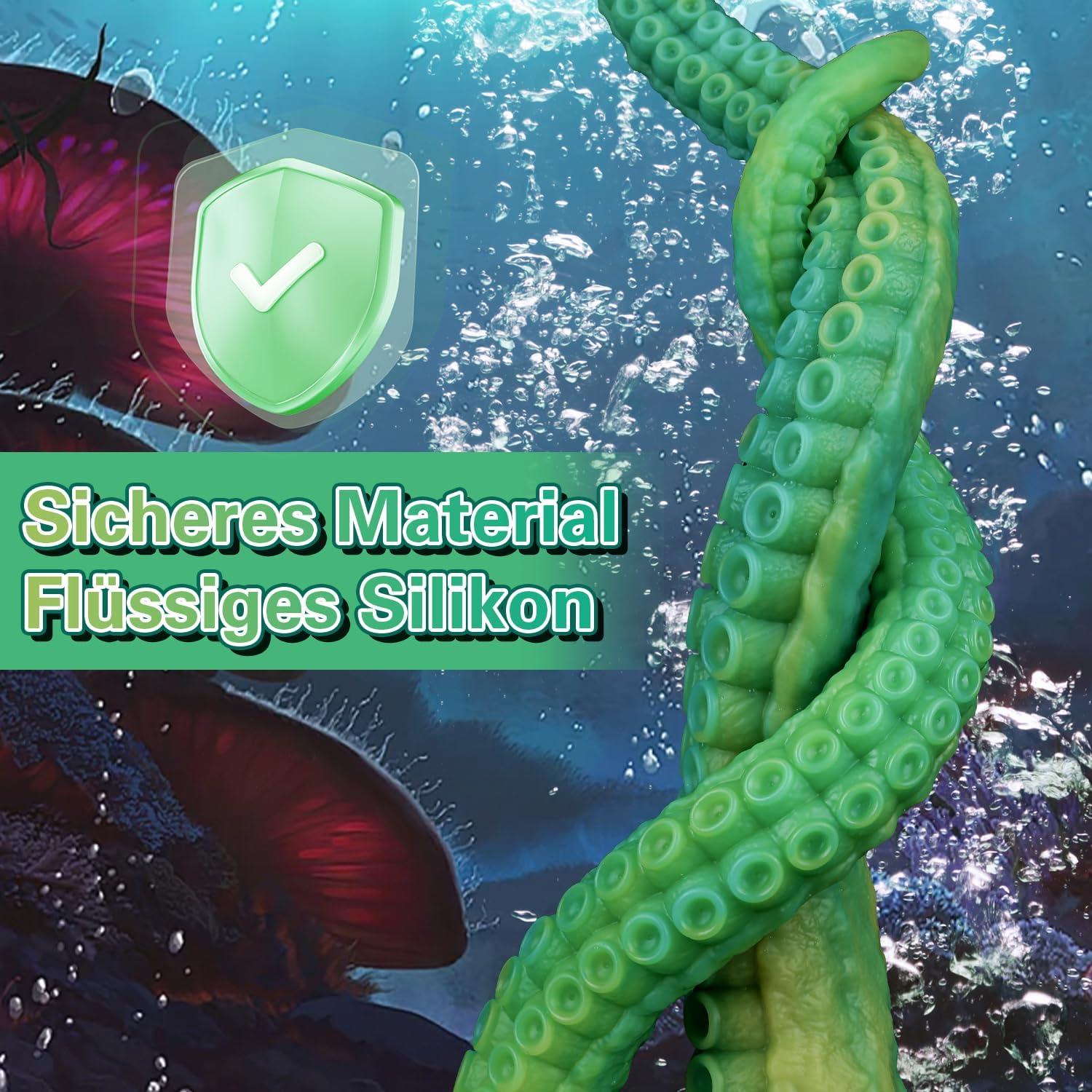 Wakelust 50CM Oktopus-Tentakel Silikon Dildo Analplug Frauen Männer
