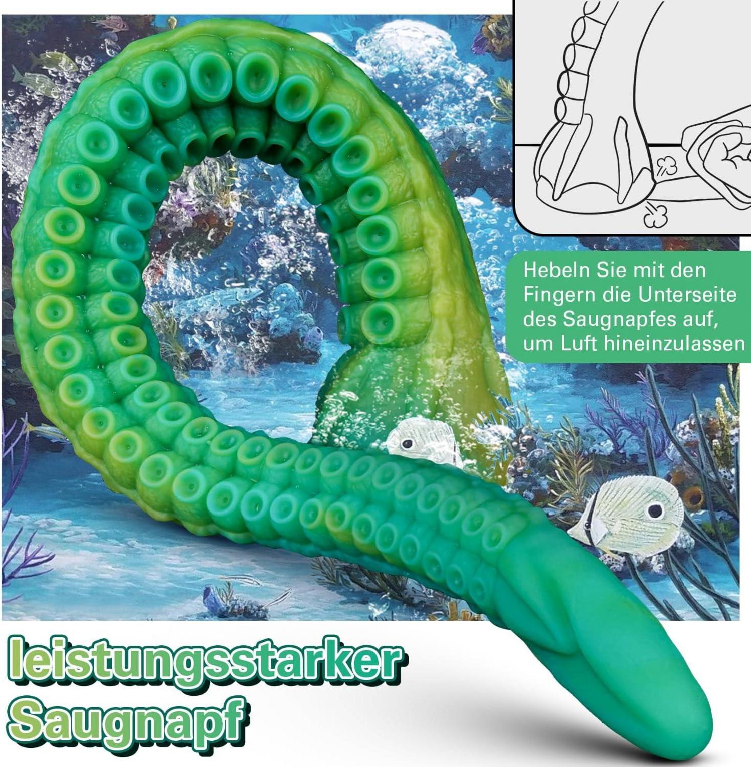 Wakelust 50CM Monster Dildo mit Saugnapf Oktopus Fantasy für Männer