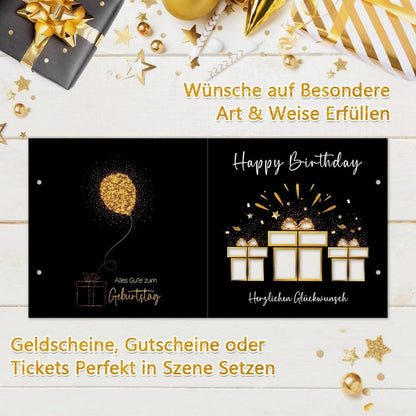 Geldgeschenke  Geburtstag Verpackung Geburtstagskarte