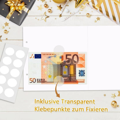 Geldgeschenke Geburtstag Verpackung mit Geburtstagskarte Umschlägen