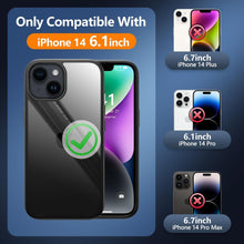 Kmofizle 360 Grad Fullbody Hülle für iPhone 14 - Rot