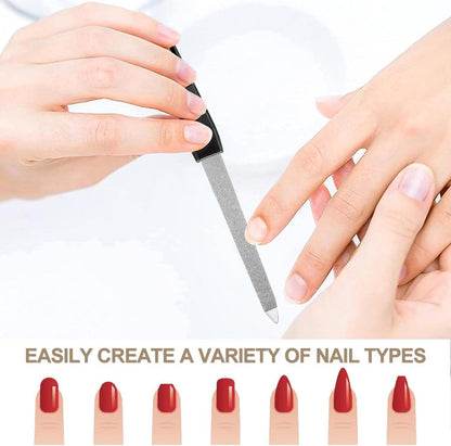 6 Stück Nagelfeile Naturnägel Maniküre Pediküre Nail File