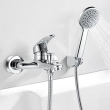 Badewannenarmatur mit Handbrause und Mischbatterie