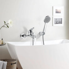 Badewannenarmatur mit Handbrause, Chrom, 1.5m Schlauch