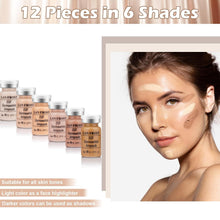 BB Facial Glow Serum Starter Kit Hyaluronsäure Peptide 6pcs