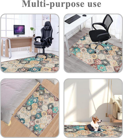 Bodenschutzmatte 150x120 cm Gaming Bürostuhl Teppich rutschfest Stuhlmatten