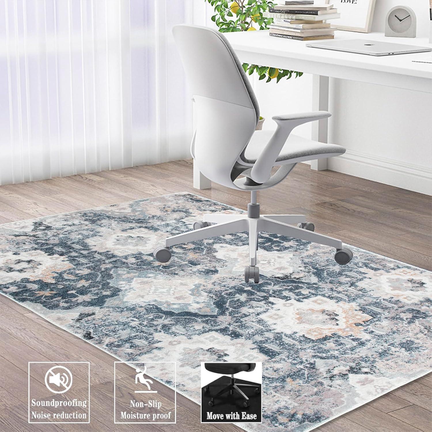 Bodenschutzmatte 120x90cm Gaming Stuhlunterlage rutschfest