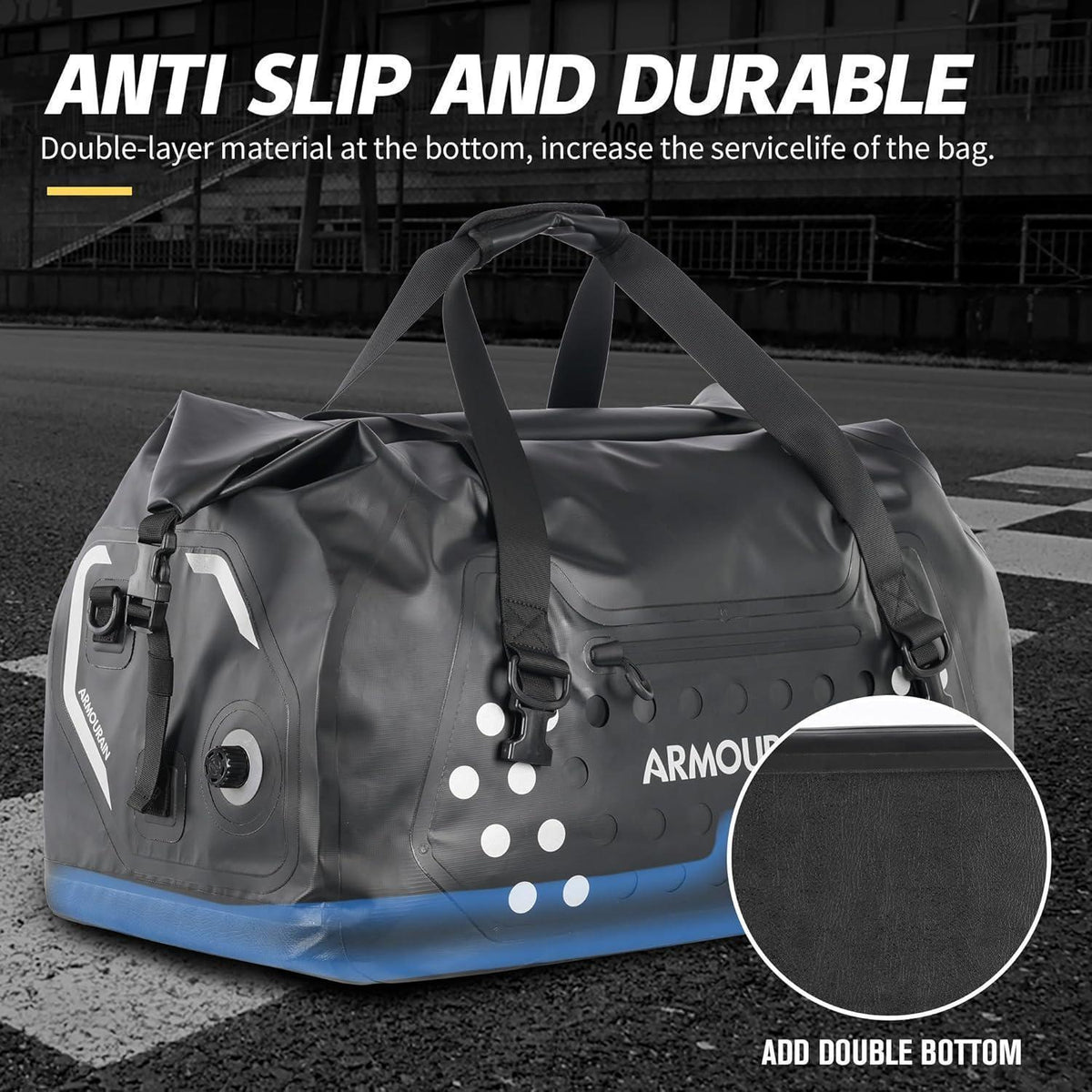 Motorrad Trockentasche 75L Wasserdicht – Reisetasche für Motorrad & Reisen