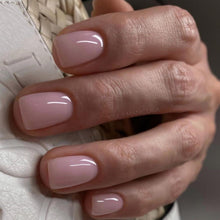 24 Stück Pink Nägel Zum Aufkleben Eckig Press on Nails Glossy Fake