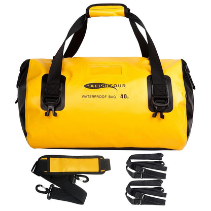 40L Wasserdichte Motorrad-Duffelbag – Gelb