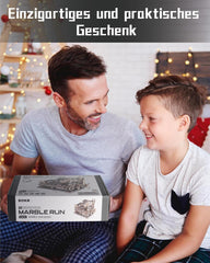 3D Holzpuzzle Kugelbahn für Erwachsene mit Elektroantrieb