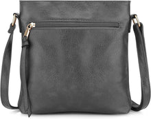 Damen Umhängetasche Crossbody Tasche PU-Leder mehrere Taschen