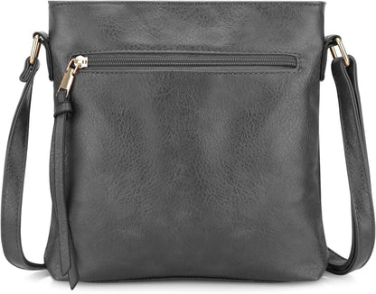 Damen Umhängetasche Crossbody Tasche PU-Leder mehrere Taschen