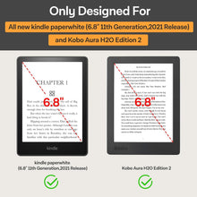 3er Pack Matte Displayschutzfolie für 6,8 Zoll e-reader