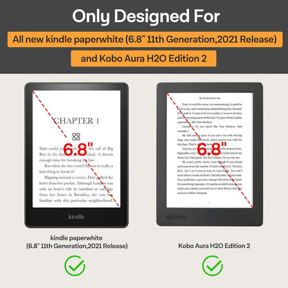 3er Pack Matte Displayschutzfolie für 6,8 Zoll e-reader