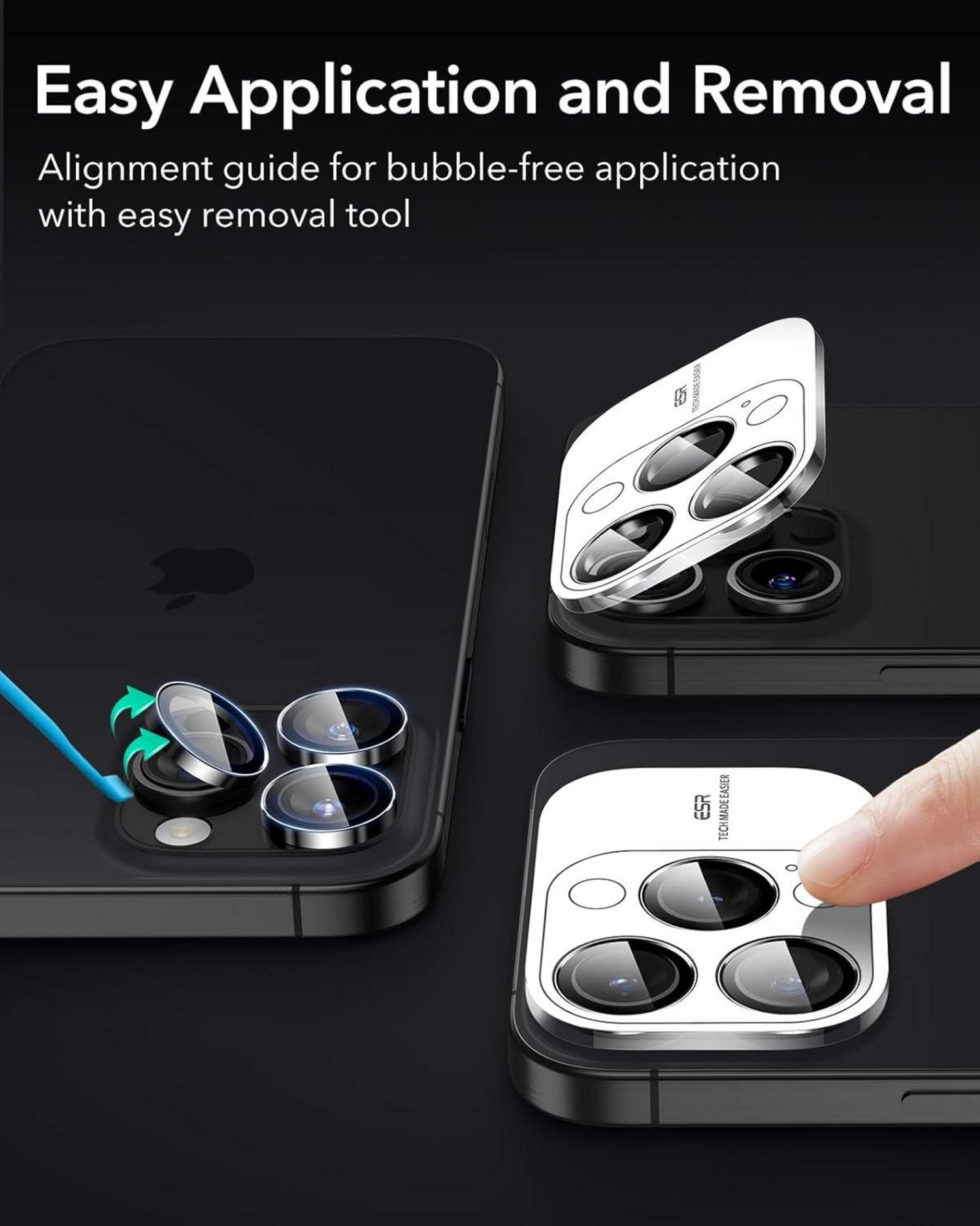 Kamera Schutz für iPhone 16/15/14 Pro Max, Armorite Linsen