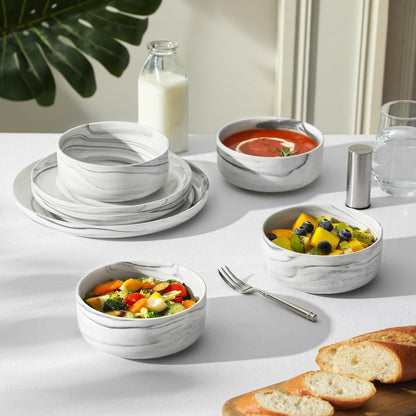Große Müslischalen Set Dessertschalen Frühstücksschalen, 4er 700ml