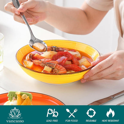 Vancasso Bonita 24tlg Geschirrset Steingut Modern Bunt