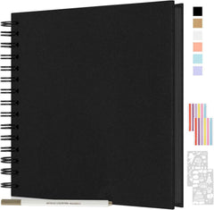 Fotoalbum zum Selbstgestalten 24x24cm Scrapbook Album 80 Seiten