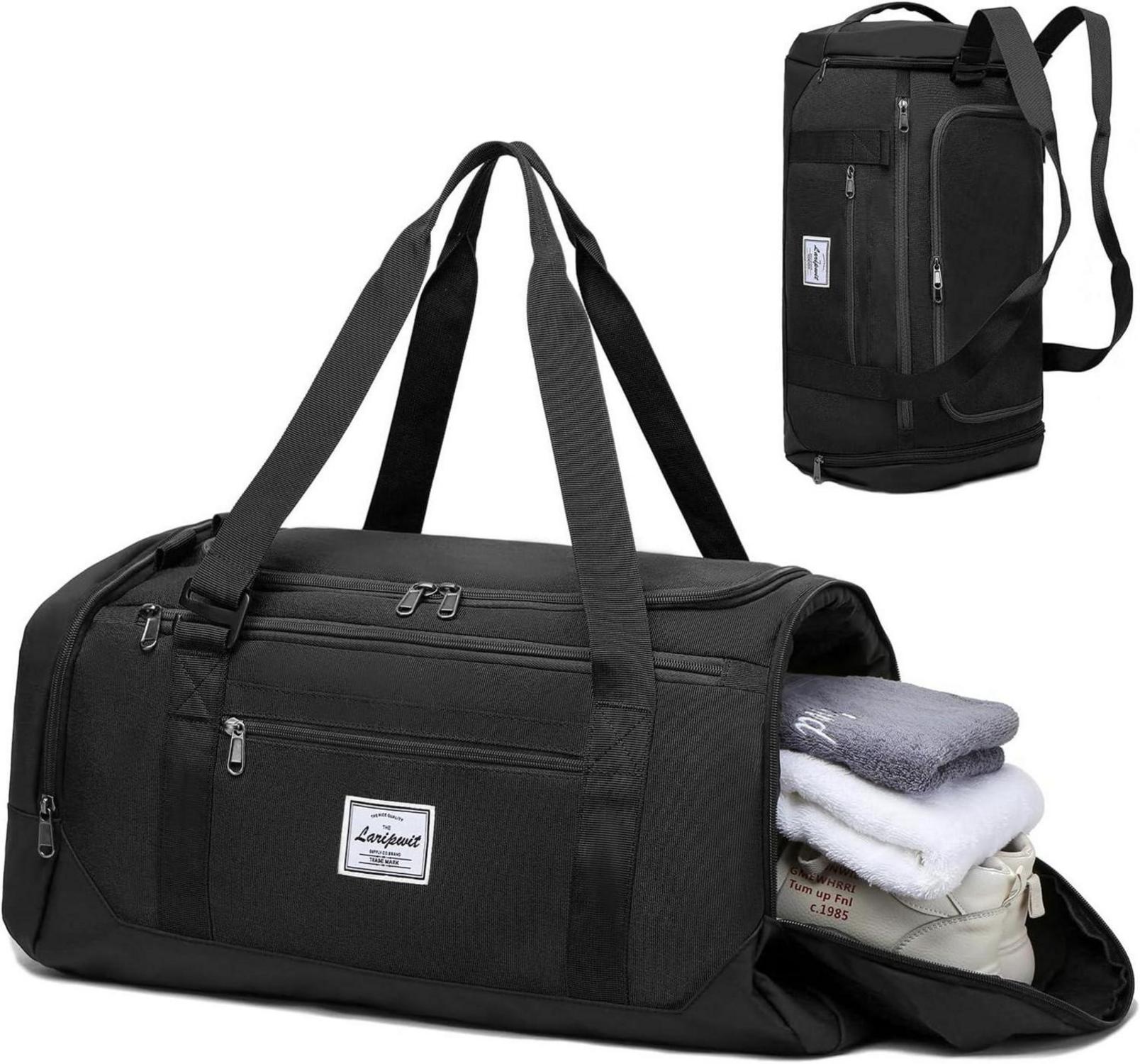 Sporttasche Herren 40L Rucksack Trainingstasche Schuhfach Nassfach
