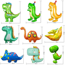 9 Dinosaurier Helium Luftballons für Kindergeburtstag party