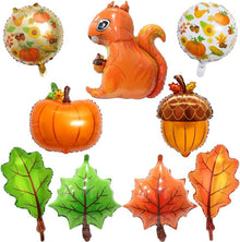 Thanksgiving Folienballon Set für Herbst Party Dekoration