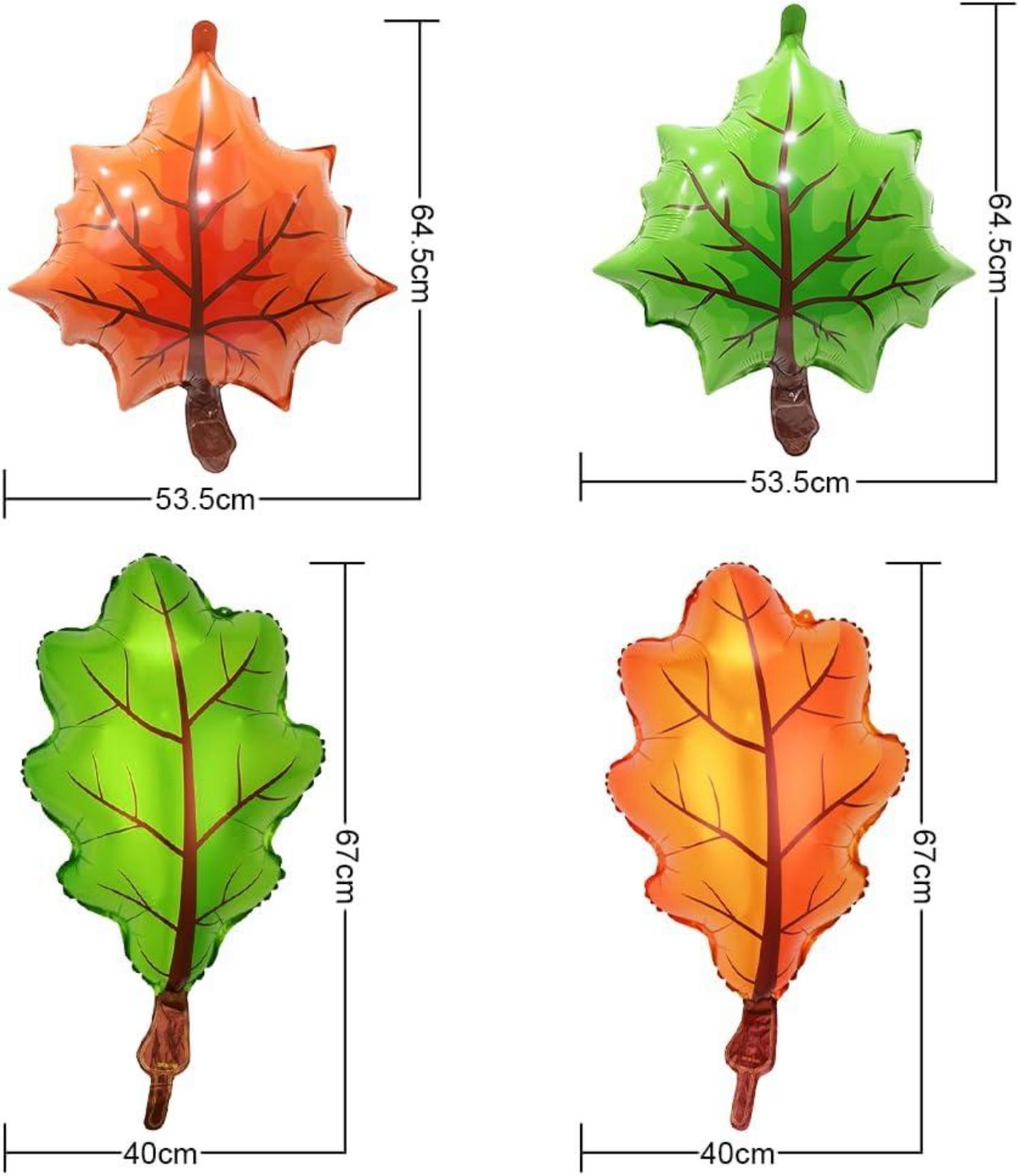 9er Set Thanksgiving Folienballon Herbst Dekoration