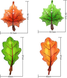 9er Set Thanksgiving Folienballon Herbst Dekoration