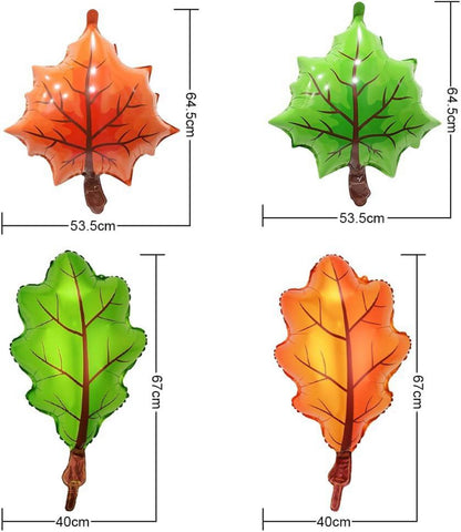 9er Set Thanksgiving Folienballon Herbst Dekoration