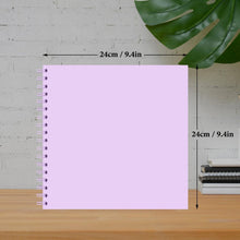 JAECU DIY Spiralalbum 24x24cm Scrapbook Album 80 Seiten