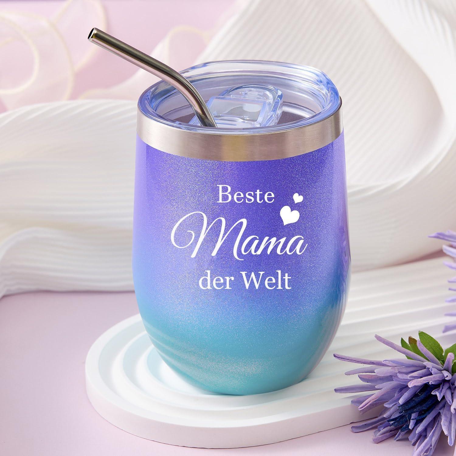 Mama Geschenkset: 12OZ Edelstahl