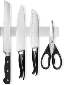 Magnetleiste Messer selbstklebend 25cm Edelstahl stark magnetisch