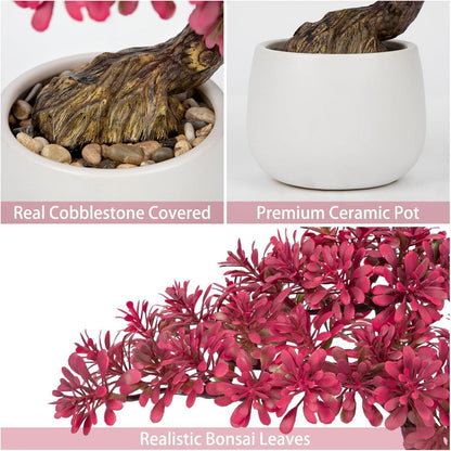 Kunstpflanze Bonsai Baum Keramiktopf Künstlich Aesthetic Deko Feng