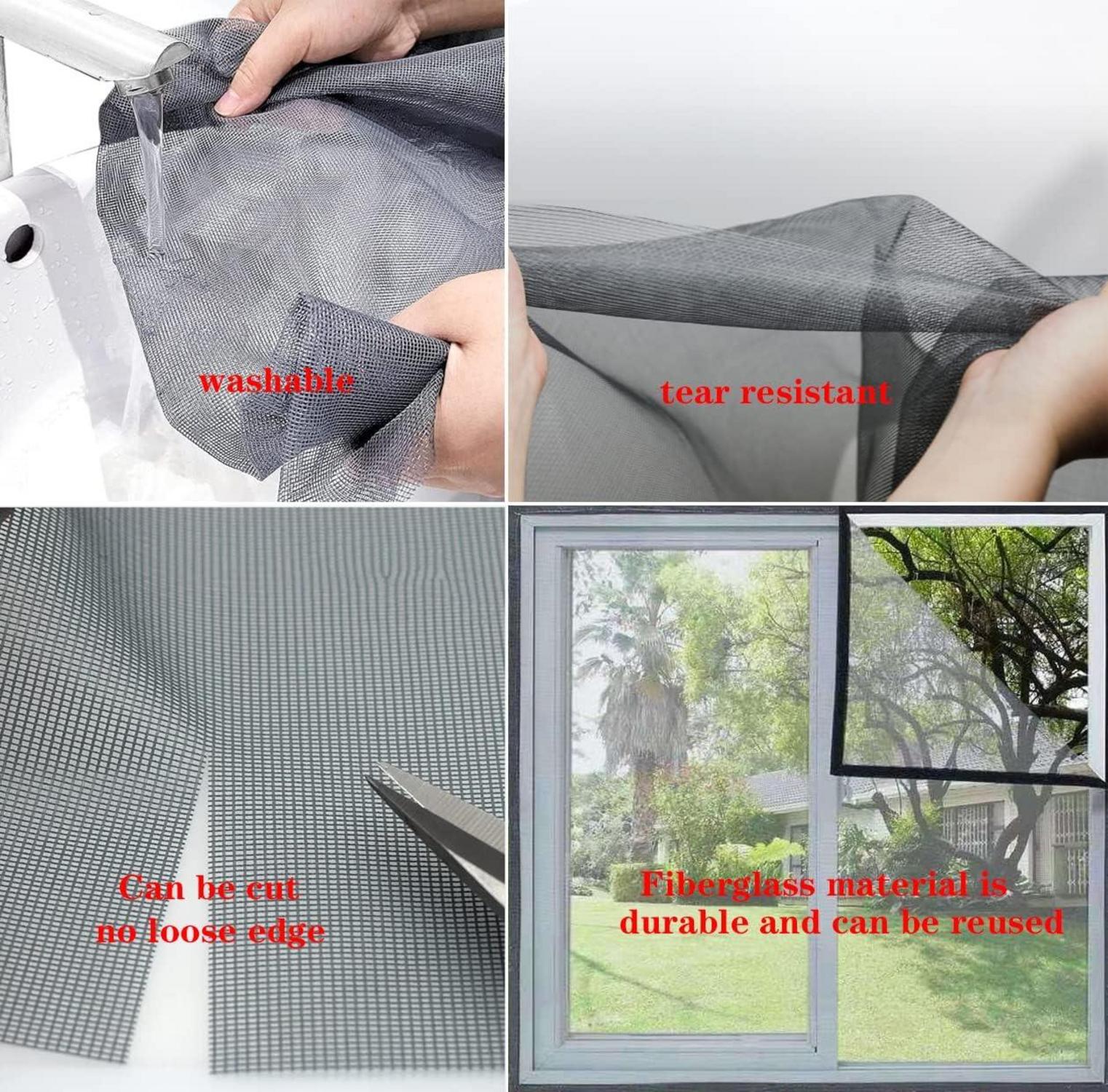 Fliegengitter Fenster 200x150 cm - Insektenschutz