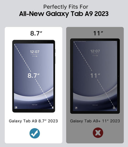 TiMOVO Hülle Samsung Galaxy Tab A9 8,7 2023 RoseLila