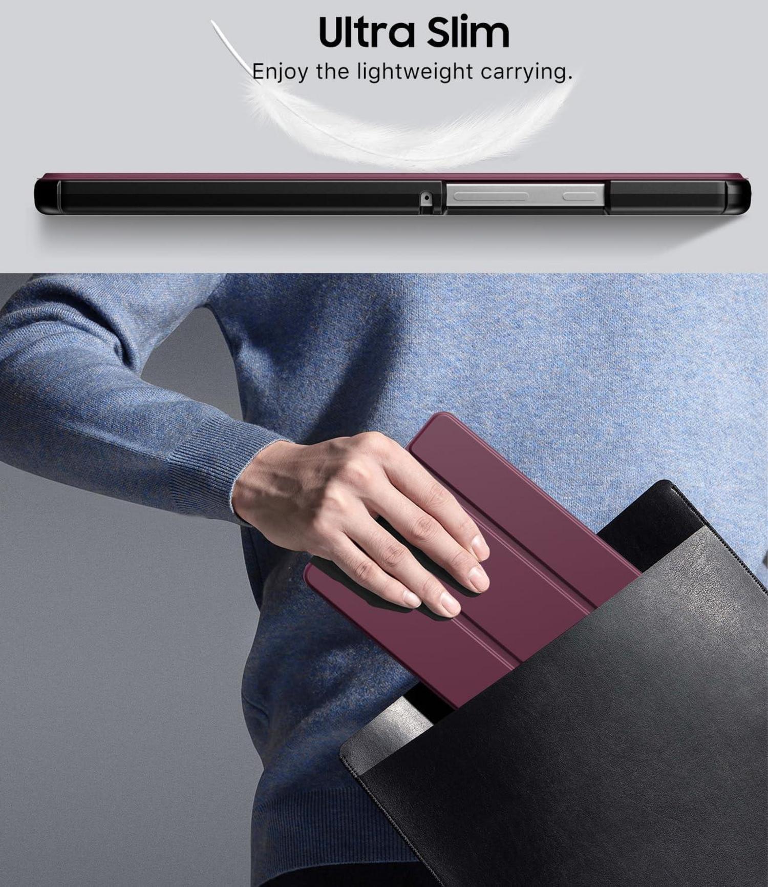 Samsung Galaxy Tab A9 8,7 Hülle 2023 - Schutzhülle Ständer RoseLila