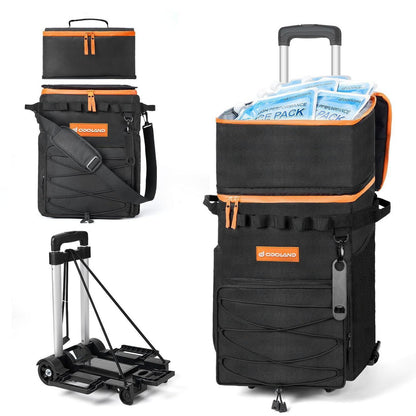 Große Kühltasche auf Rollen – 72 Liter für Picknick & Camping
