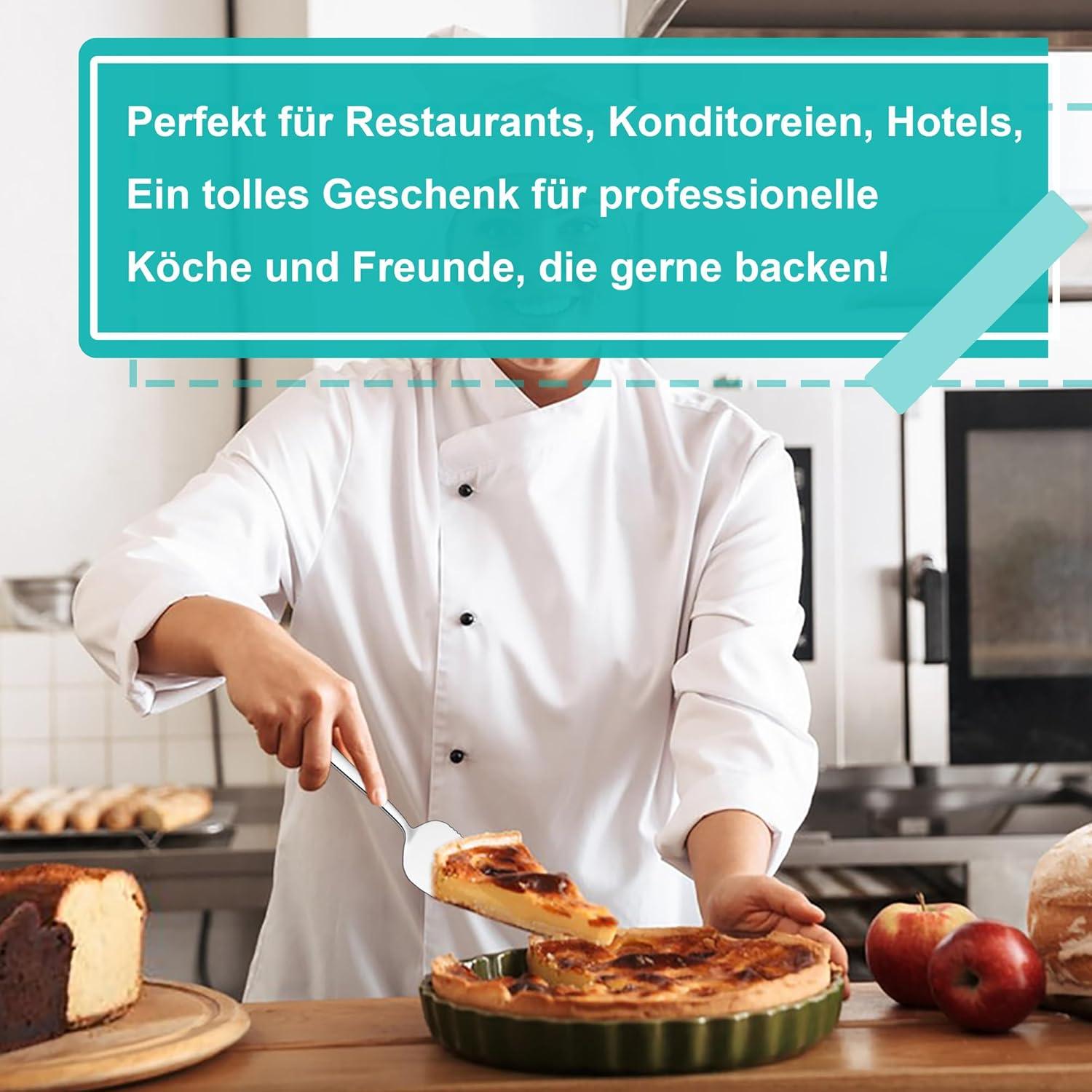 Joyfair Tortenheber Set Edelstahl Kuchenschaufel 5-teilig Silber