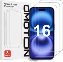 Panzerglas Schutzfolie 3 Stück iPhone 16/15/15 ProTransparent