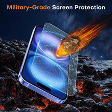 OMOTON Panzerglas für iPhone 16/15/15 Pro, 9H