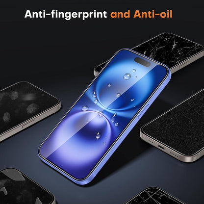 Panzerglas iPhone 16/15/15 Pro Schutzfolie 3 Stück 9H Härte