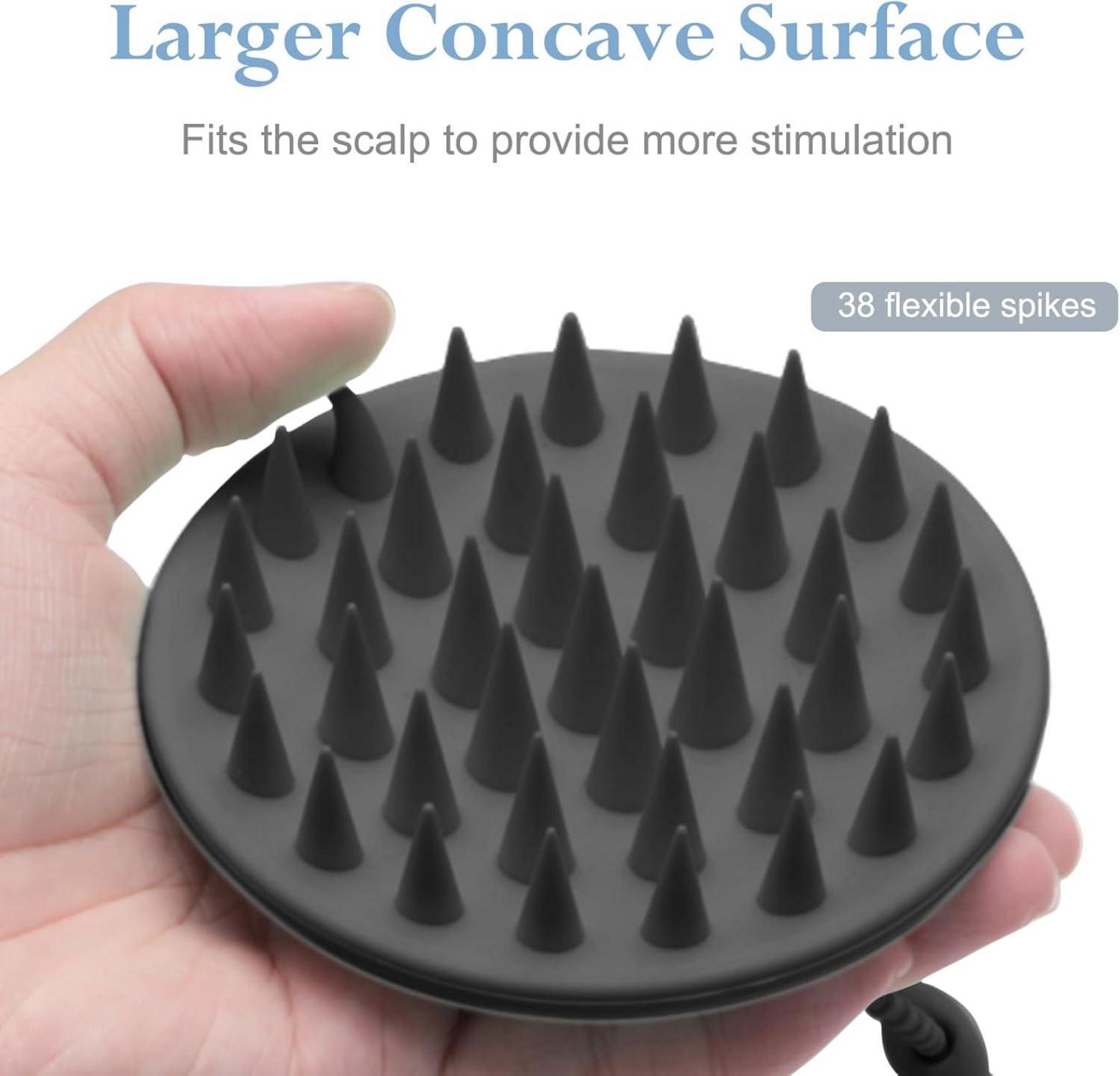 Silikon Kopfhaut Massagebürste Haarwuchs Peeling Scalp Massager