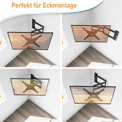 TV Wandhalterung 26-65 Zoll Ausziehbar 950mm VESA 400x400mm 35KG