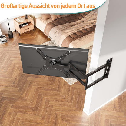 TV Wandhalterung Lang Arm 26-65 Zoll Ausziehbar VESA 400x400mm EV3018
