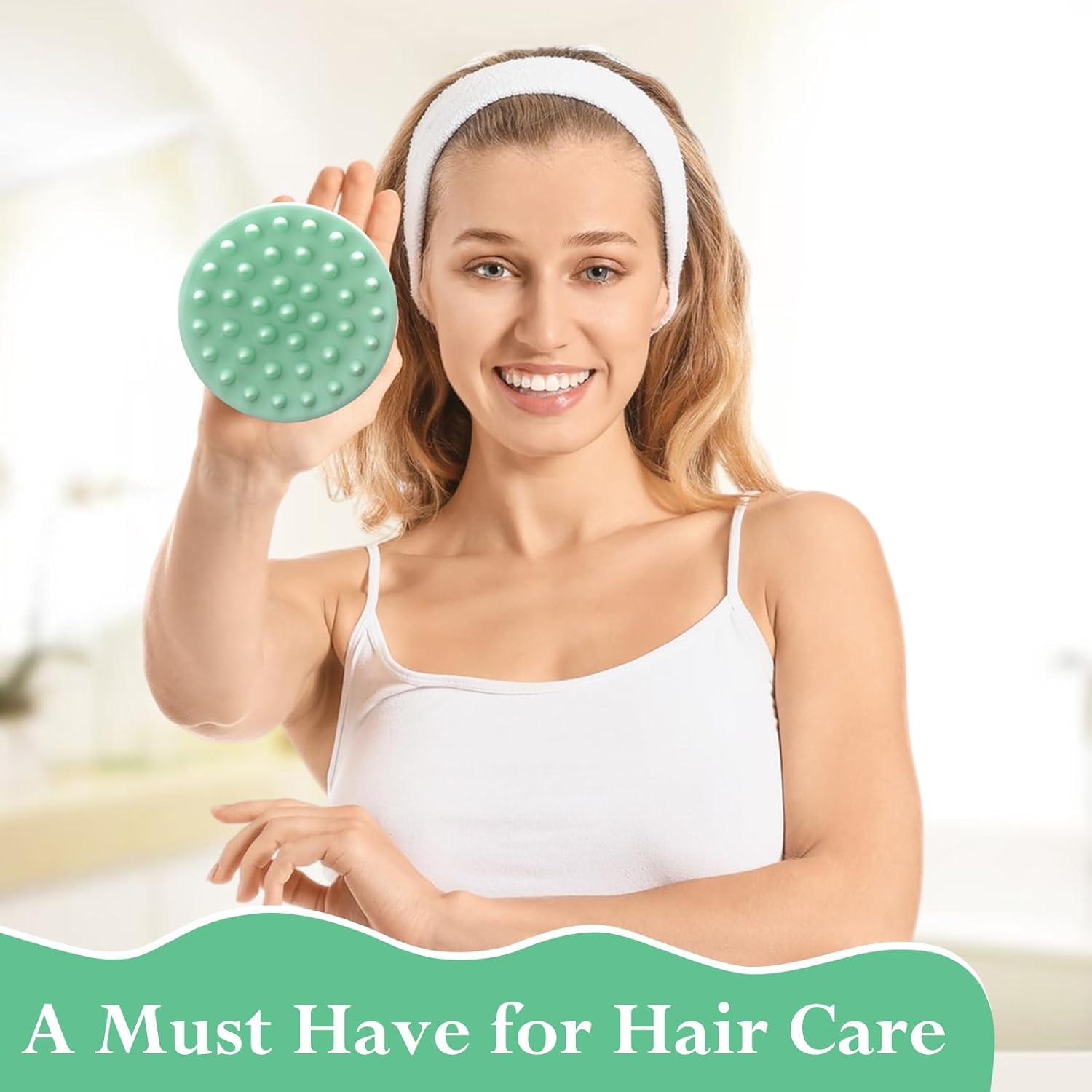 Silikon Kopfhaut Massagebürste Haarwuchs Peeling Scalp Massager Shampoo Bürste